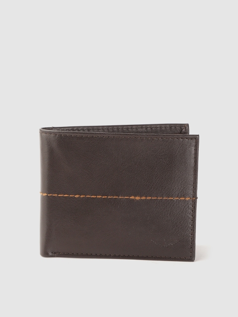 

Park Avenue Men Coffee Brown Two Fold Wallet