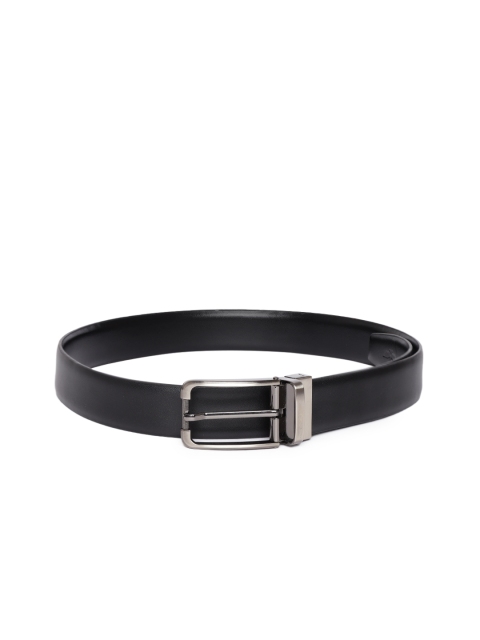 

Park Avenue Men Black Solid Leather Reversible Formal Belt