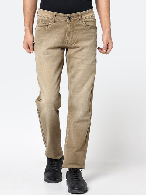 

Octave Men Khaki Mid-Rise Regular Fit Jeans
