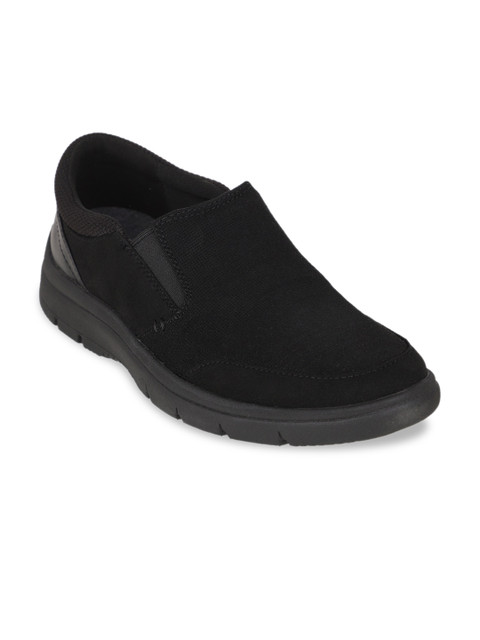 

Clarks Men Black Slip-On Sneakers