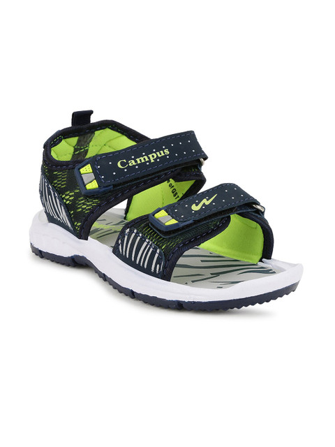 

Campus Unisex Kids Navy Blue & Green Comfort Sandals