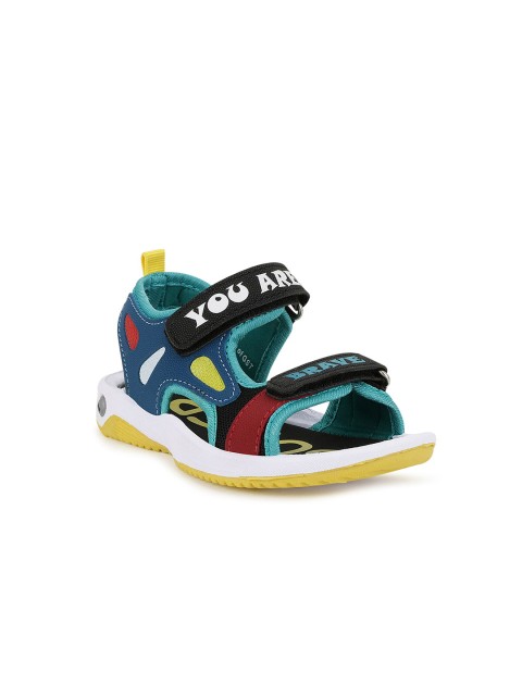 

Campus Unisex Kids Black & Blue Comfort Sandals