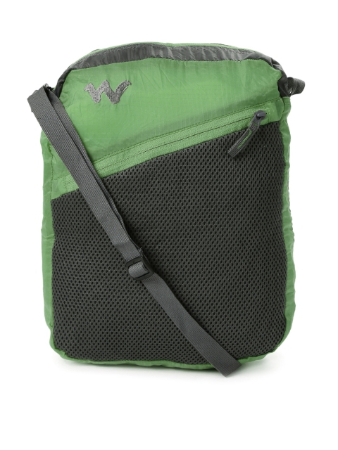 

Wildcraft Men Green Foldable Messenger Bag