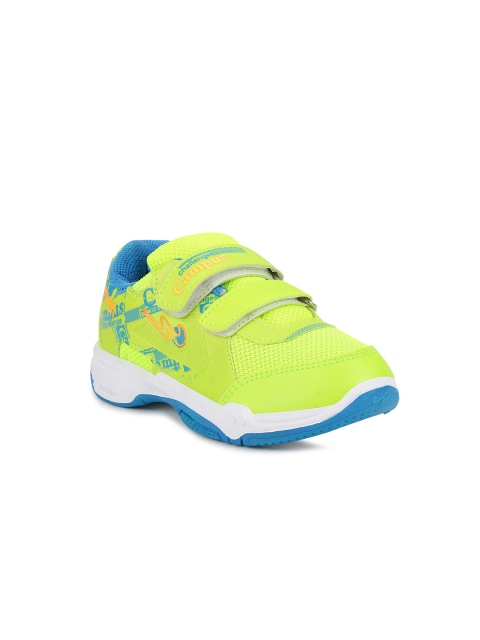 

Campus Unisex Kids Fluorescent Green Running Non-Marking Shoes