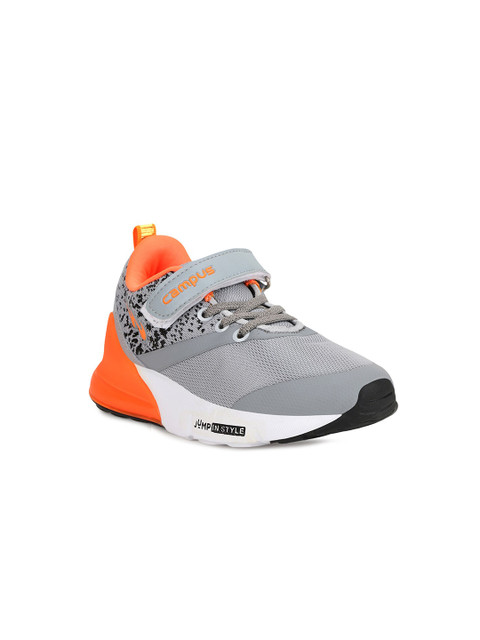 

Campus Unisex Kids Grey Running Non-Marking Shoes