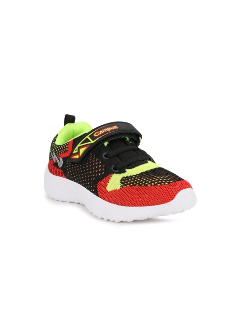 

Campus Unisex Kids Black Running Non-Marking Shoes