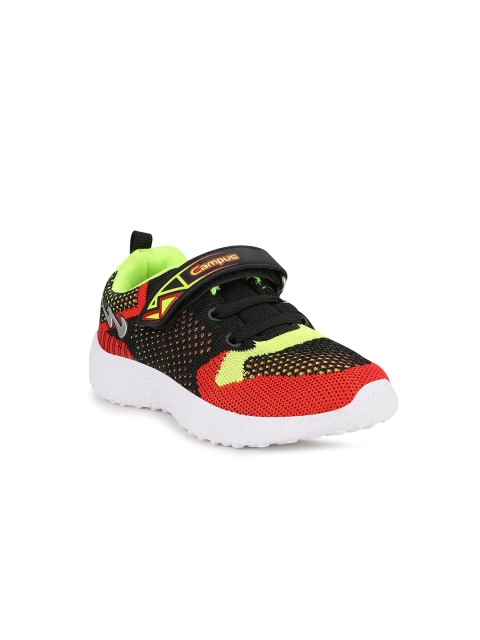 

Campus Chase Unisex Kids Multicolored Running Shoes, Black