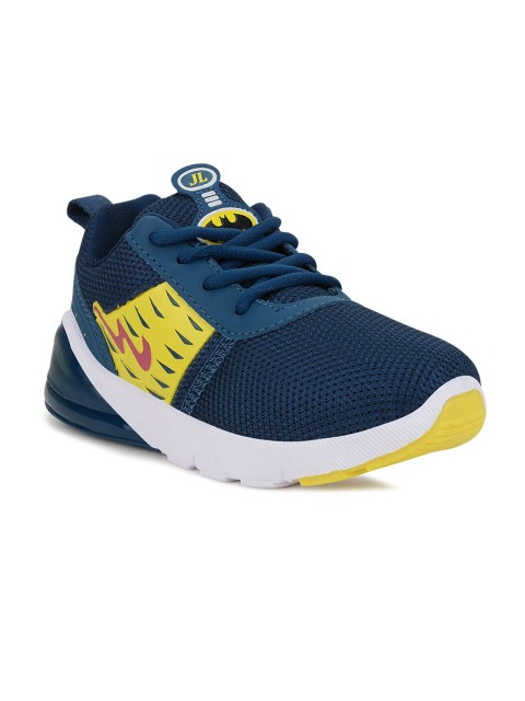 

Campus Unisex Kids Navy Blue & Yellow Running Shoes