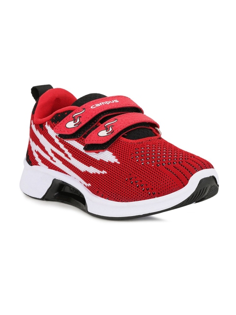 

Campus Unisex Kids Red & Black HM-407V Running Shoes
