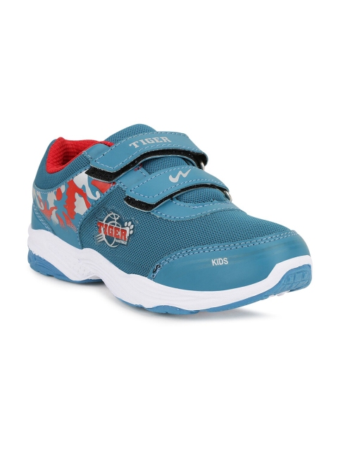 

Campus Unisex Kids Blue & Red Running Shoes