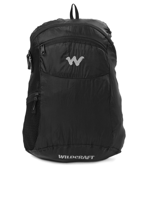 

Wildcraft Men Black Foldable Backpack