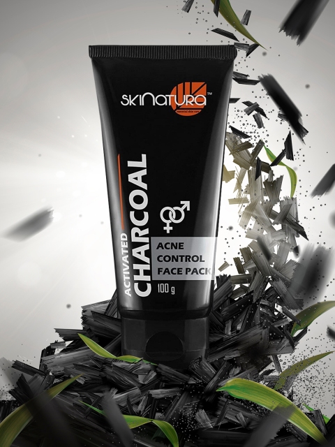 

Skinatura Activated Charcoal Acne Control Face Pack, Black