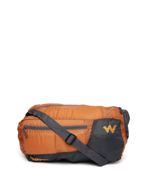 

Wildcraft Men Orange Foldable Duffel Bag