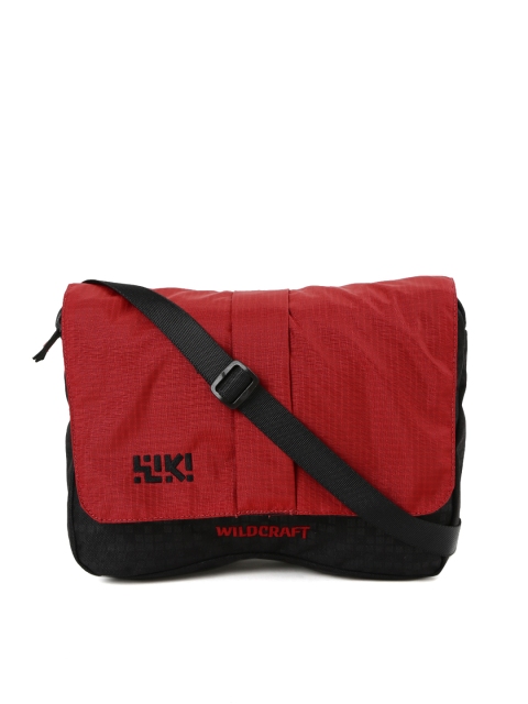 

Wiki by Wildcraft Men Red & Black Messenger Bag