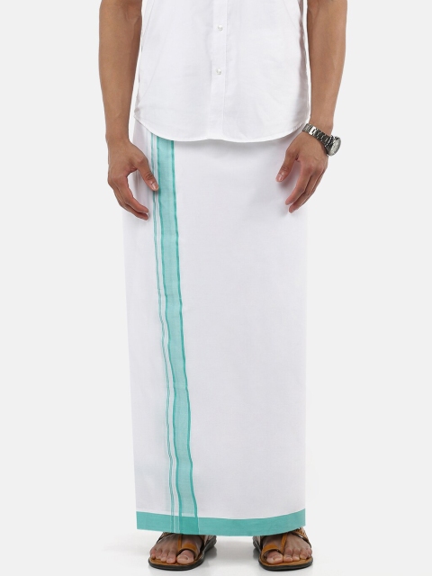 

RAMRAJ COTTON Men White Pure Cotton Dhoti