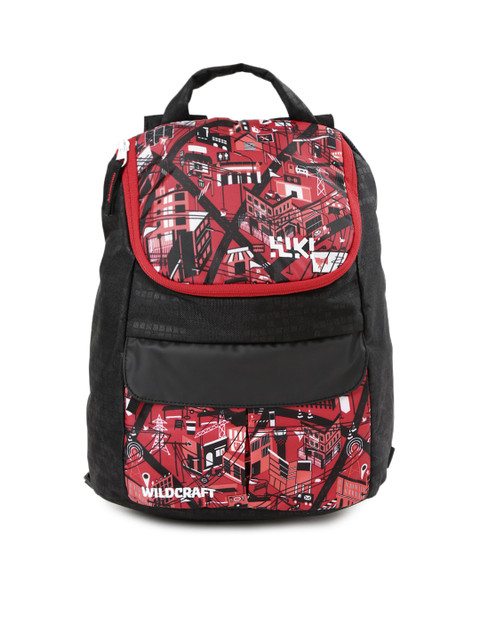 

Wiki by Wildcraft Kids Red Printed Backpack