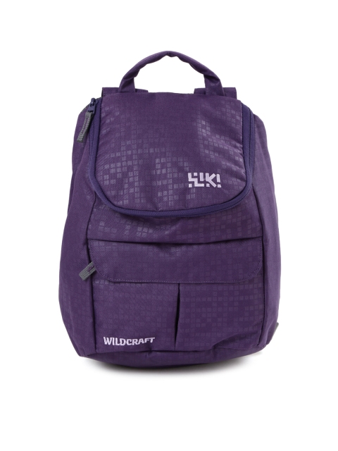 

Wiki by Wildcraft Kids Purple Texture Backpack