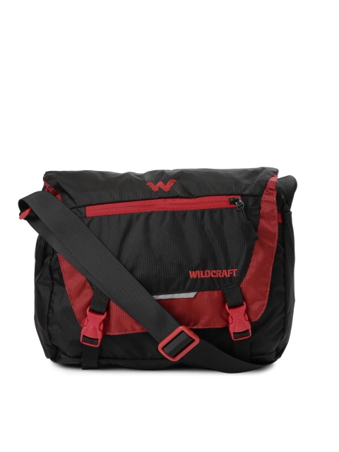 

Wildcraft Men Red & Black Drut Messenger Bag