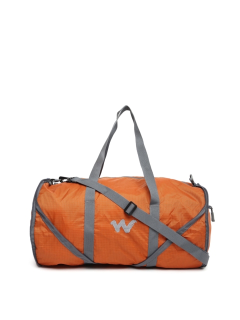 

Wildcraft Men Orange Frisbee Foldable Duffel Bag