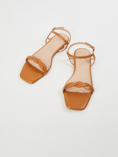 

Ginger by Lifestyle Women Mustard Open Toe Flats