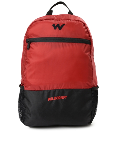 

Wildcraft Men Red & Black Druv Laptop Backpack