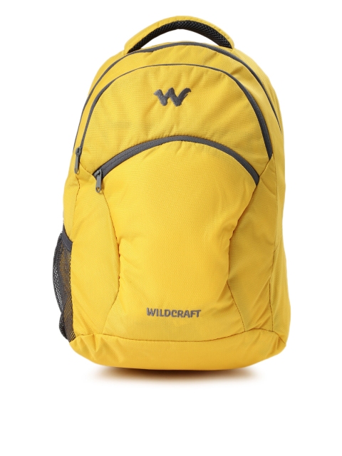 

Wiki by Wildcraft Men Yellow Ace Laptop Backpack