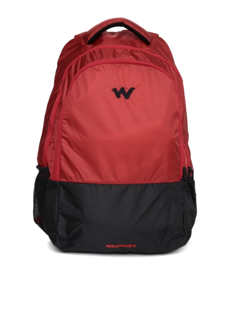 

Wiki by Wildcraft Men Red & Black Zob Laptop Backpack