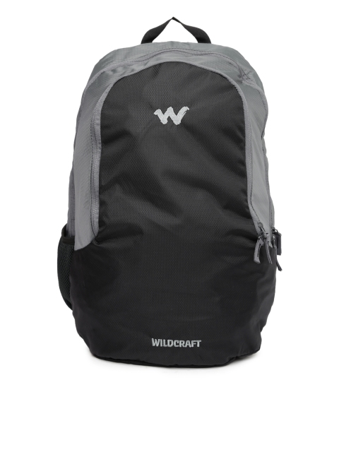 

Wildcraft Men Black & Grey Club Backpack