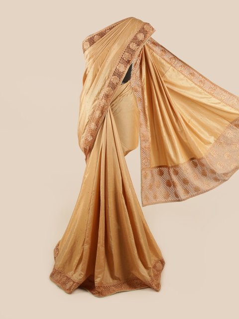 

Pothys Beige Art Silk Saree