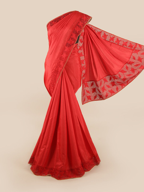 

Pothys Red Art Silk Saree