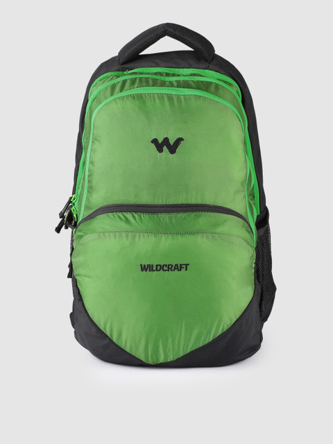 

Wildcraft Men Green Solid Azi Backpack