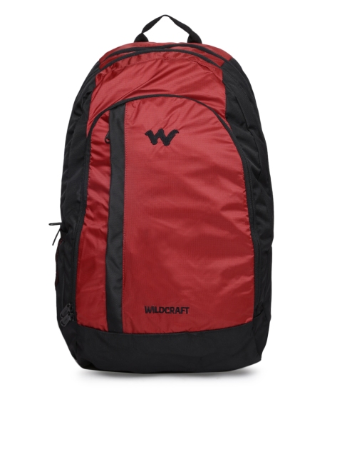

Wildcraft Men Red & Black Roh Laptop Backpack