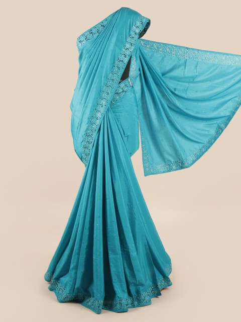 

Pothys Blue Art Silk Saree