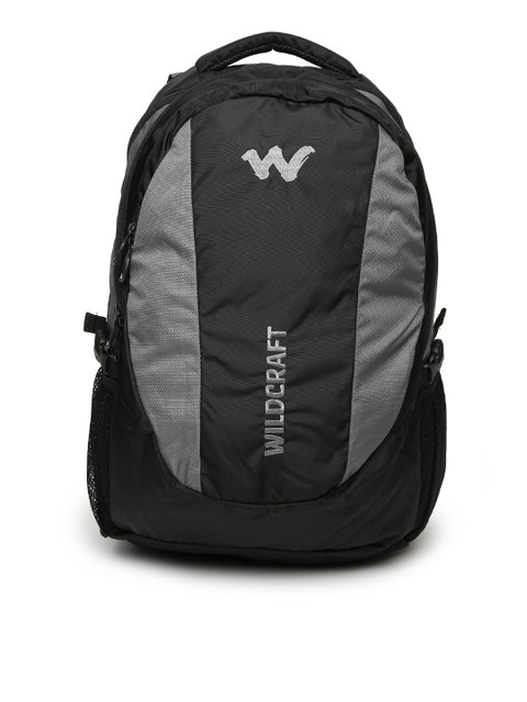 

Wildcraft Men Black & Grey Trident Laptop Backpack