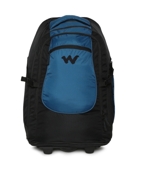 

Wildcraft Men Blue & Black Colourblocked Voyager Backpack