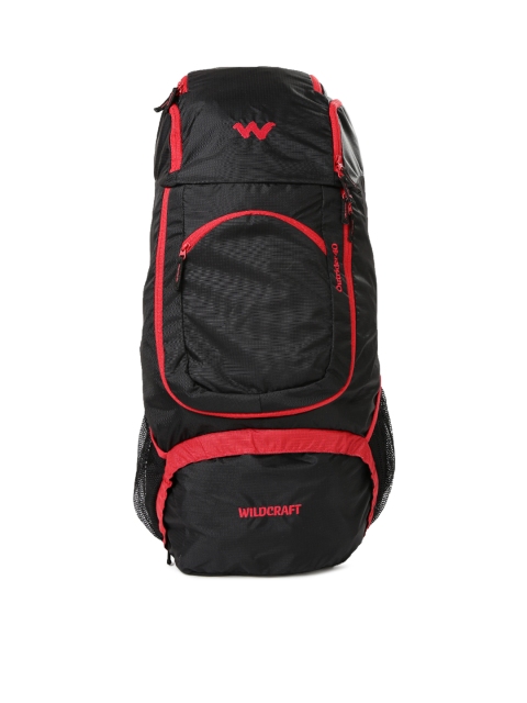 

Wildcraft Unisex Black & Red Outrider Rucksack