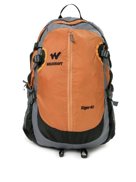 

Wildcraft Men Orange & Grey Eiger Backpack