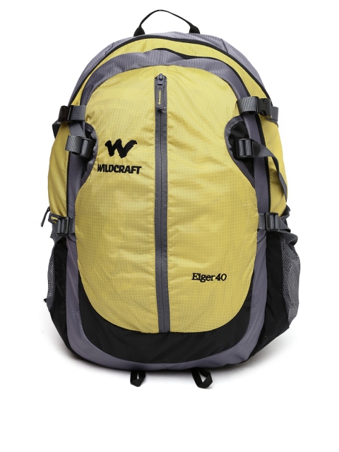 

Wildcraft Unisex Yellow & Grey Eiger Rucksack