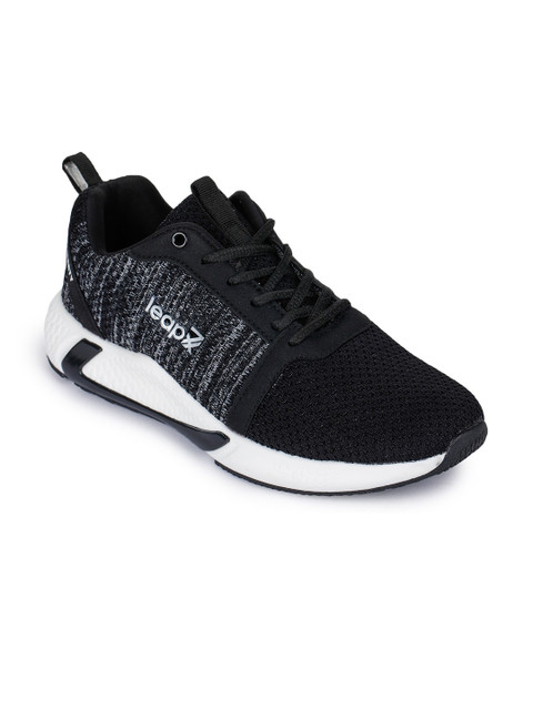 

Liberty By LEAP7X Men's Black & White Mesh Sports Shoes