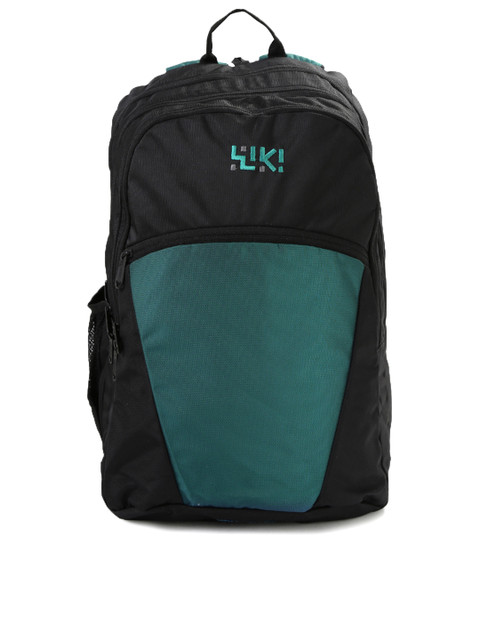 

Wildcraft Wiki Men Black & Green Fixie Backpack