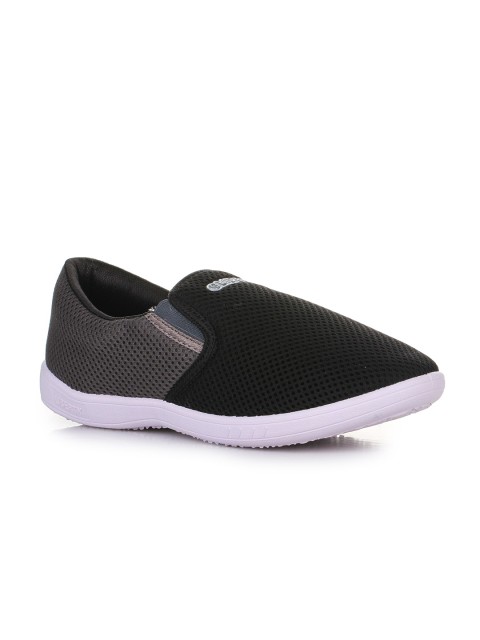 

Liberty By A-HA Men's Black & Grey Mid-Top Slip-On Shoes