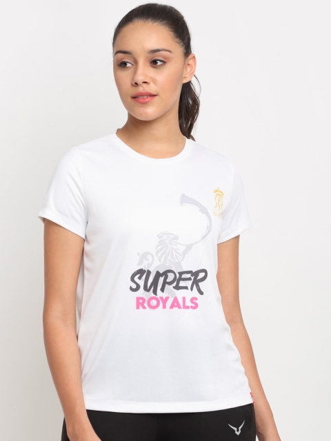

GULLY Women White Typography Printed T-shirt