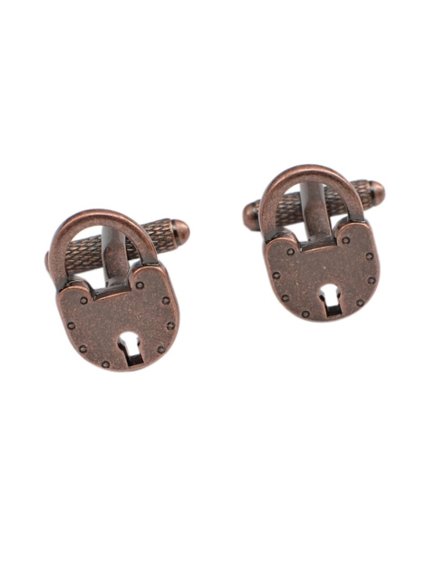 

Alvaro Castagnino Bronze-Toned Quirky Cufflink