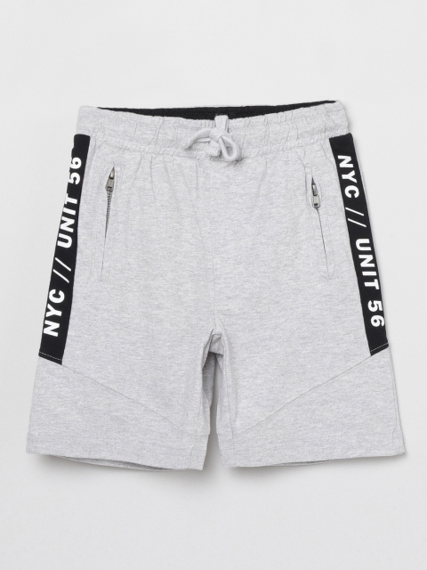 

max Boys Grey Regular Shorts