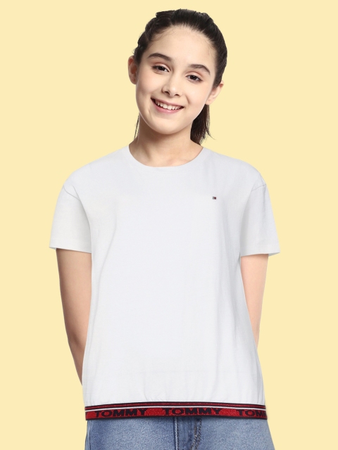 

Tommy Hilfiger White Brand Logo Regular Top