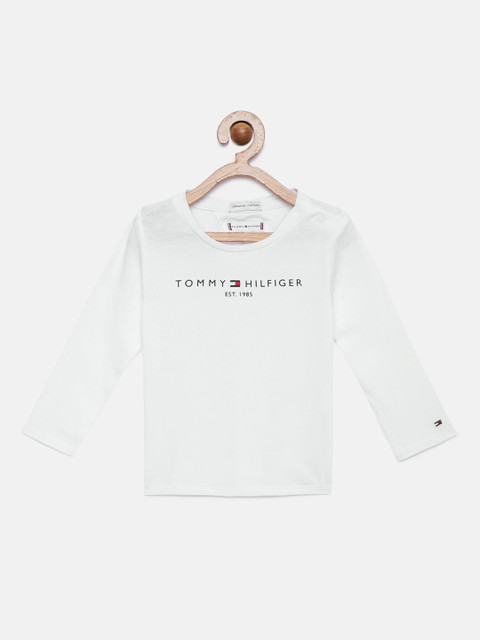 

Tommy Hilfiger Girls White Organic Cotton T-shirt