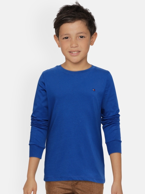 

Tommy Hilfiger Boys Blue Organic Cotton T-shirt