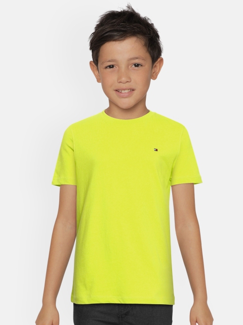 

Tommy Hilfiger Boys Lime Green Organic Cotton T-shirt