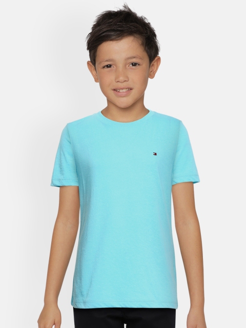 

Tommy Hilfiger Boys Blue Organic Cotton T-shirt