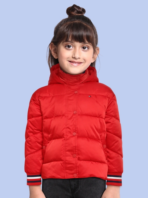 

Tommy Hilfiger Girls Red Puffer Jacket